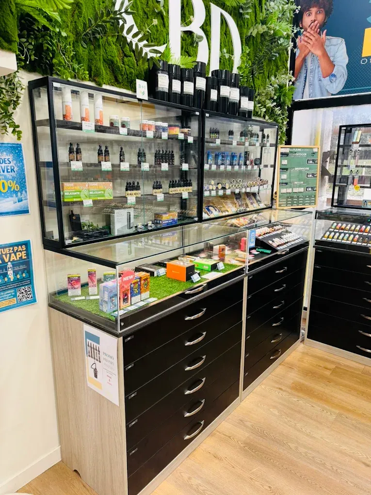 Corner CBD de la boutique HappeSmoke La Ciotat